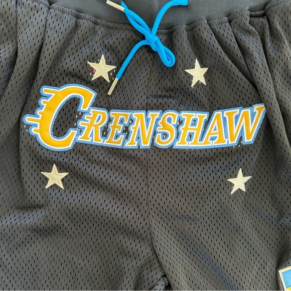 Nipsey Hussle X Kobe Bryant Headgear Classics 2XL Men's Shorts in Black Yellow - Picture 3 of 11